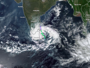 Cyclone in Sri Lanka
